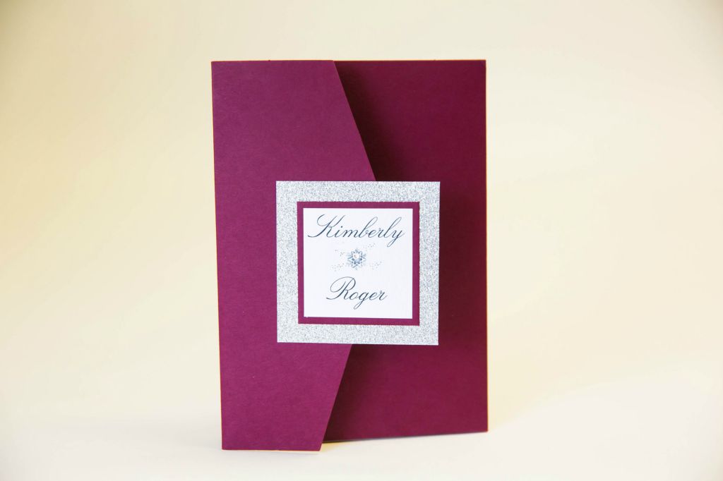 Pocket Wedding Invitations - Kindly RSVP Designs