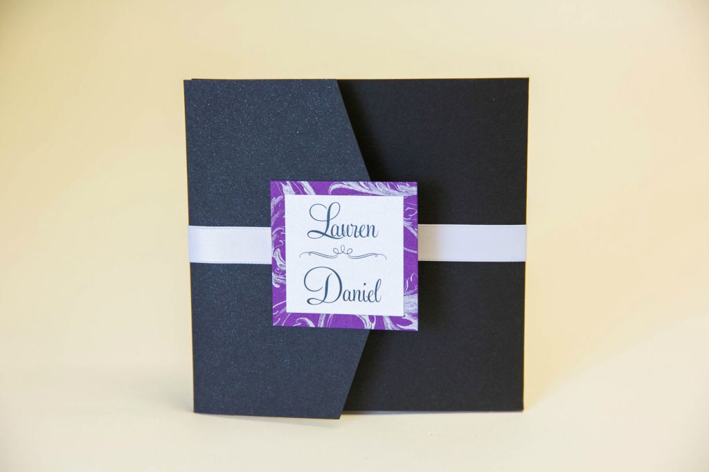 Pocket Wedding Invitations - Kindly RSVP Designs